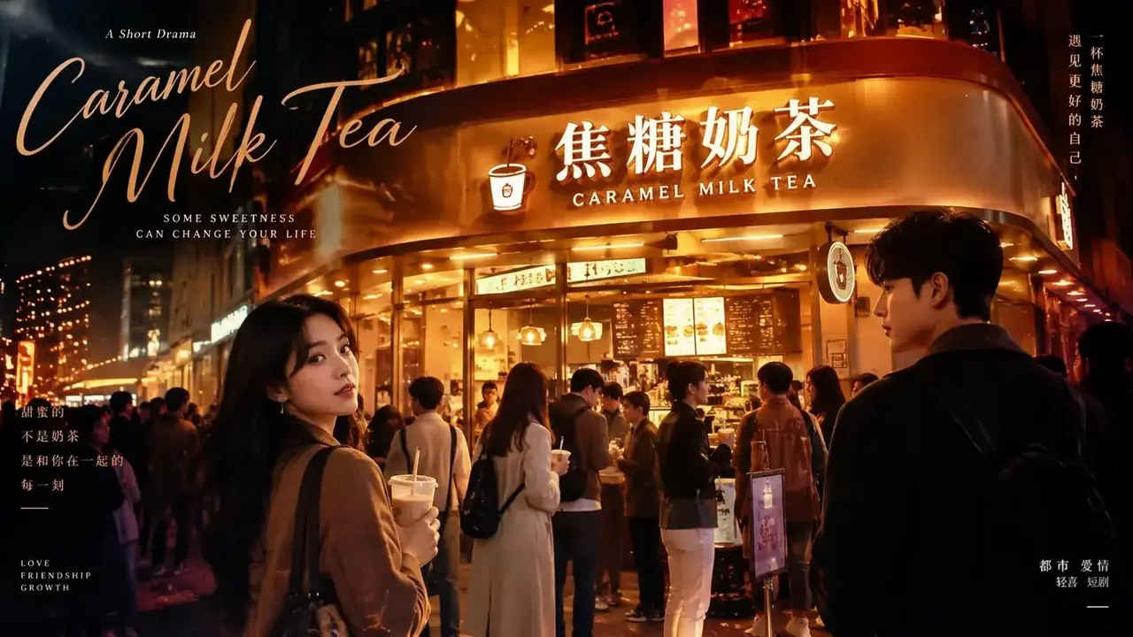红果漫剧《重生之奶茶大亨》首屏推荐图